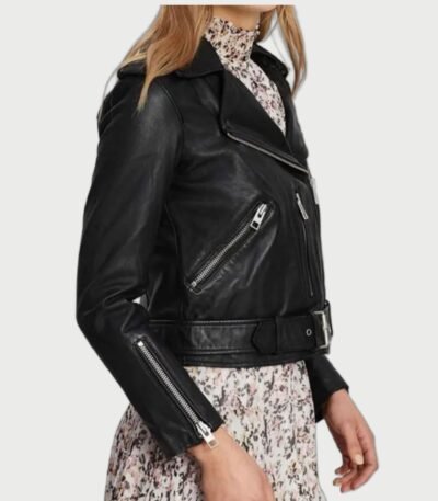 Riverdale S05 Betty Cooper Cropped Black Leather Jacket