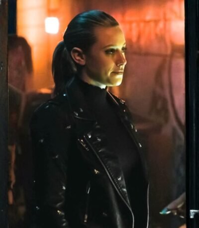 Riverdale S05 Betty Cooper Studded Biker Leather Jacket