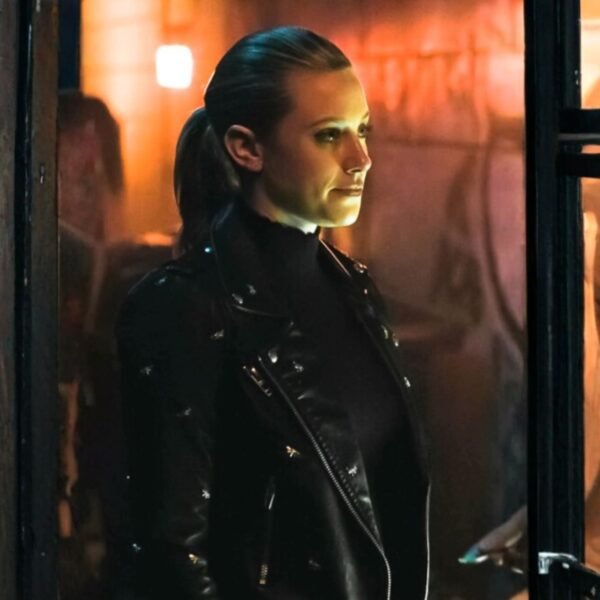 Riverdale S05 Betty Cooper Studded Biker Leather Jacket