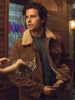 Riverdale S05 Jughead Jones Brown Shearling Fur Suede Jacket
