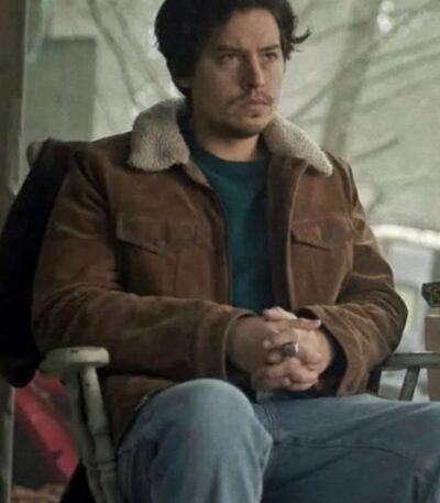 Riverdale S05 Jughead Jones Brown Shearling Fur Suede Jacket