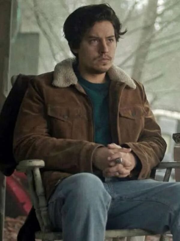 Riverdale S05 Jughead Jones Brown Shearling Fur Suede Jacket
