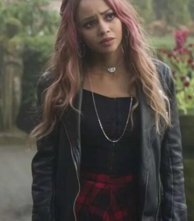 Riverdale S05 Toni Topaz Black Biker Leather Jacket