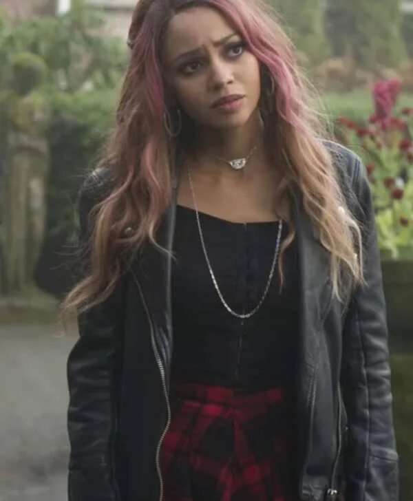 Riverdale S05 Toni Topaz Black Biker Leather Jacket