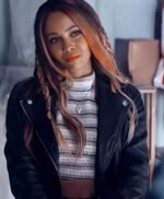 Riverdale S05 Toni Topaz Black Biker Leather Jacket