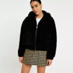 Riverdale S05 Toni Topaz Black Faux Shearling Jacket