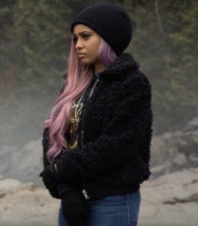 Riverdale S05 Toni Topaz Black Faux Shearling Jacket