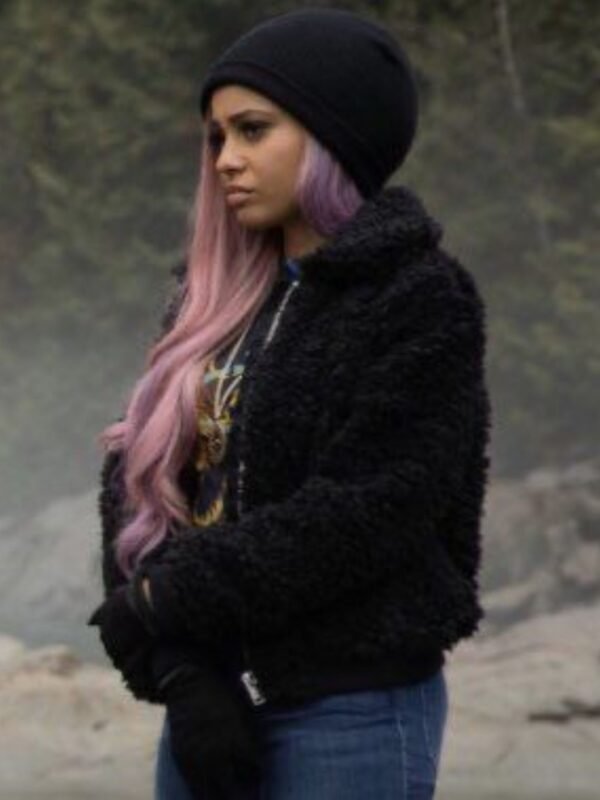 Riverdale S05 Toni Topaz Black Faux Shearling Jacket