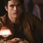 Riverdale S3 Charles Melton Brown Cafe Racer Leather Jacket