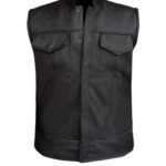 Riverdale Southside Serpents Black Leather Vest