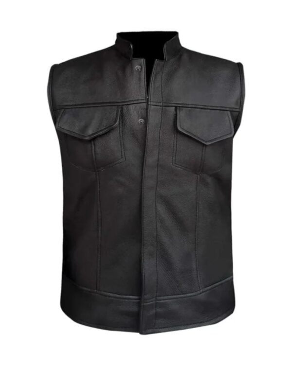 Riverdale Southside Serpents Black Leather Vest