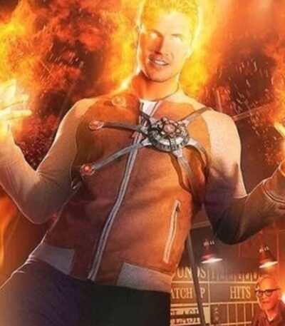 Robbie Amell DCs Legends of Tomorrow Firestorm Bomber Jacket