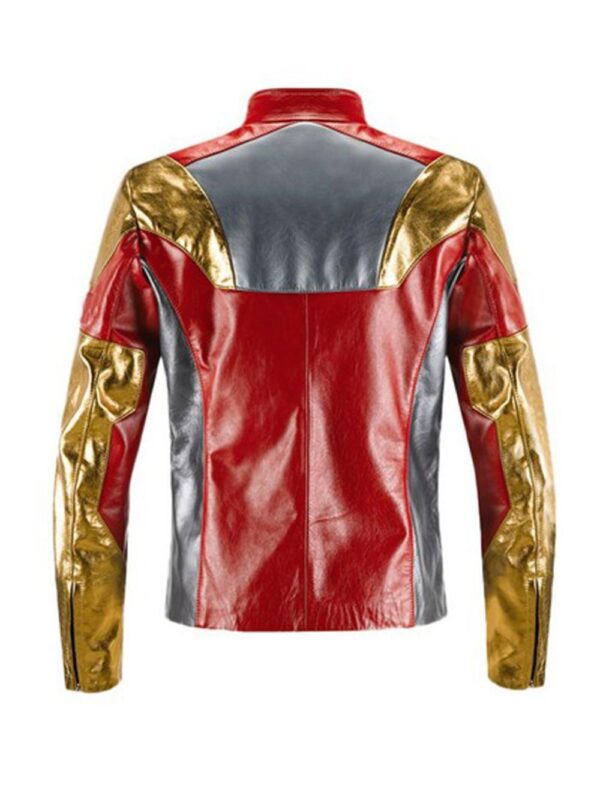 Robert Downey Homecoming Iron Man Leather Jacket