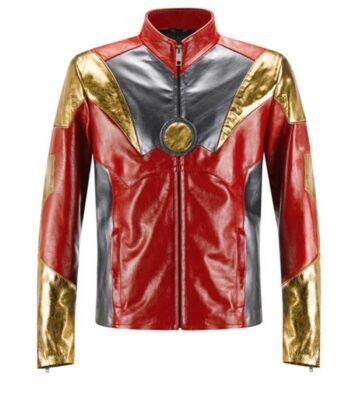 Robert Downey Homecoming Iron Man Leather Jacket