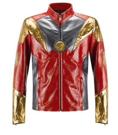 Robert Downey Homecoming Iron Man Leather Jacket