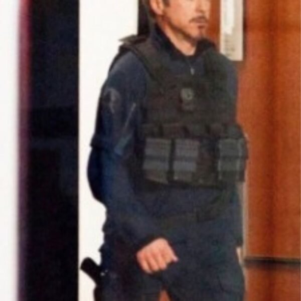 Robert Downey Jr. Avengers Endgame Black Leather Vest