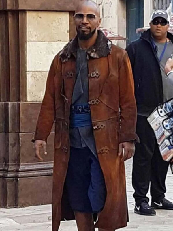 Robin Hood Little John Suede Trench Coat