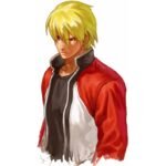 Rock Howard King of Fighters XIV White and Red Leather Jacket