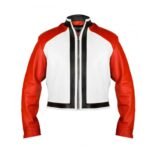 Rock Howard King of Fighters XIV White and Red Leather Jacket
