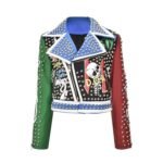 Ron Bass Disfear Studded Leather Jacket