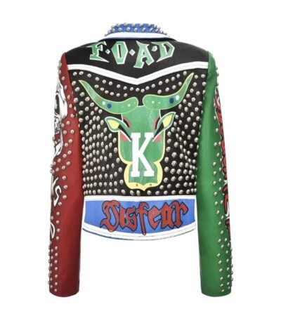 Ron Bass Disfear Studded Leather Jacket