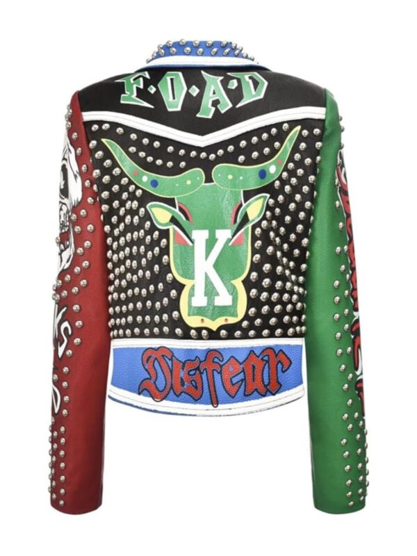Ron Bass Disfear Studded Leather Jacket