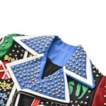 Ron Bass Disfear Studded Leather Jacket