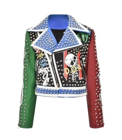 Ron Bass Disfear Studded Leather Jacket