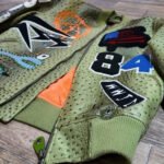 Ron Bass Kinging Olive Green Leather Jacket