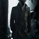 Rorschach Watchmen Double Breasted Brown Leather Coat