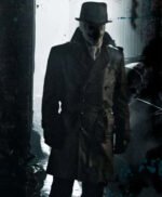Rorschach Watchmen Double Breasted Brown Leather Coat
