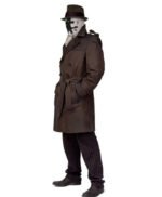 Rorschach Watchmen Double Breasted Brown Leather Coat