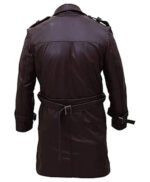 Rorschach Watchmen Double Breasted Brown Leather Coat