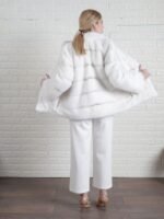 Rosa Mink Fur White Jacket