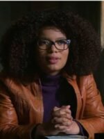Rosalind Walker Chilling Adventures of Sabrina Dark Brown Cropped Jacket