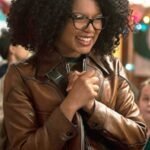 Rosalind Walker Chilling Adventures of Sabrina Dark Brown Cropped Jacket