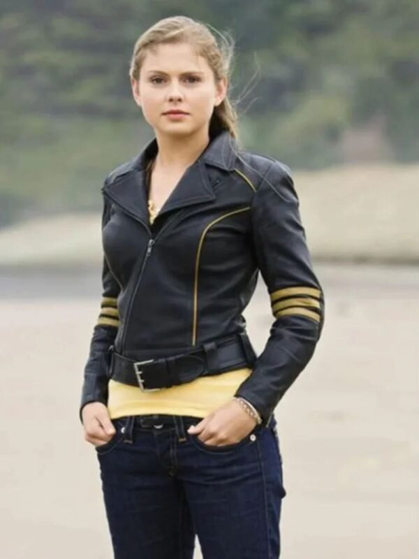 Rose Mciver Power Rangers RPM Leather Jacket