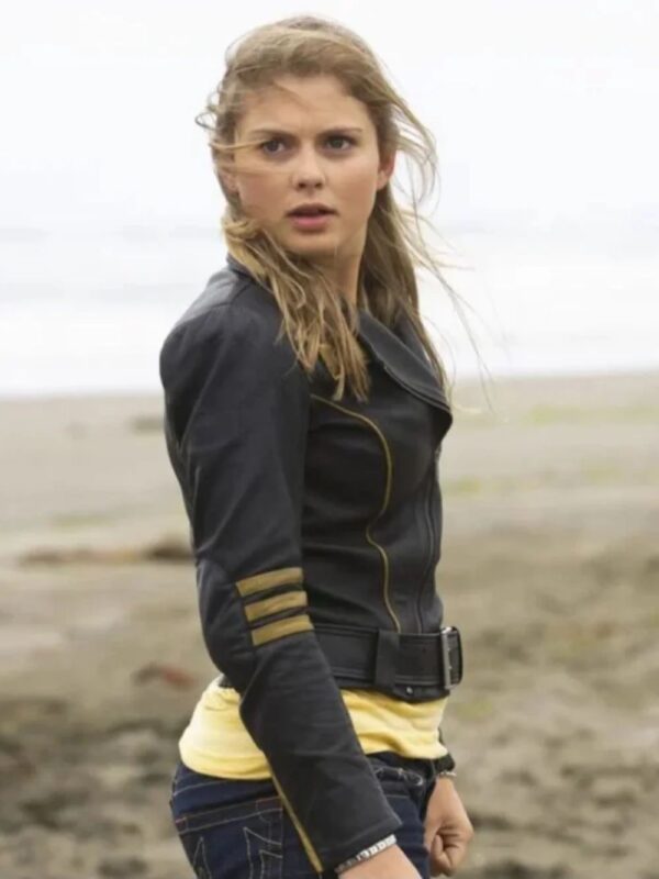 Rose Mciver Power Rangers RPM Leather Jacket