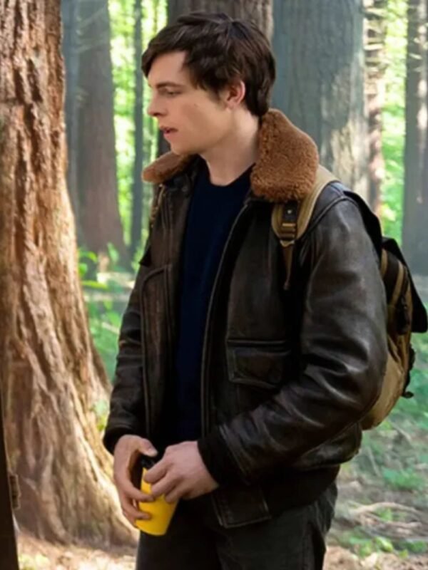 Ross Lynch Chilling Adventures of Sabrina Harvey Brown Leather Jacket