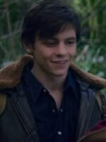 Ross Lynch Chilling Adventures of Sabrina Harvey Brown Leather Jacket