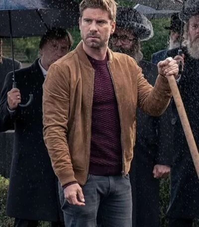 Rough Diamonds S01 Noah Wolfson Suede Bomber Jacket