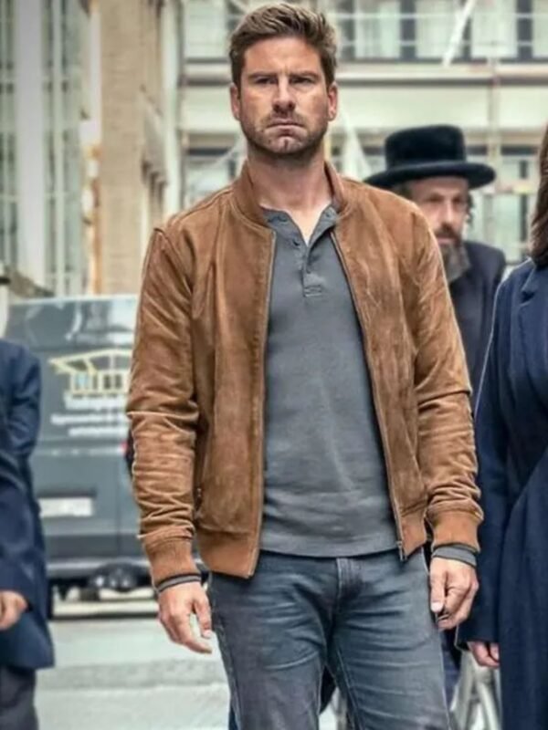 Rough Diamonds S01 Noah Wolfson Suede Bomber Jacket