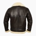 Roy B-3 Shearling Brown Leather Aviator Jacket