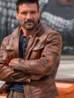 Roy Pulver Boss Level 2021 Brown Leather Jacket
