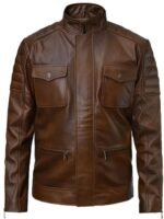 Roy Pulver Boss Level 2021 Brown Leather Jacket