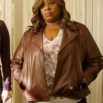 Ruby Hill Good Girls Retta Leather Brown Jacket