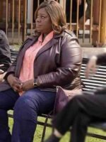 Ruby Hill Good Girls Retta Leather Brown Jacket