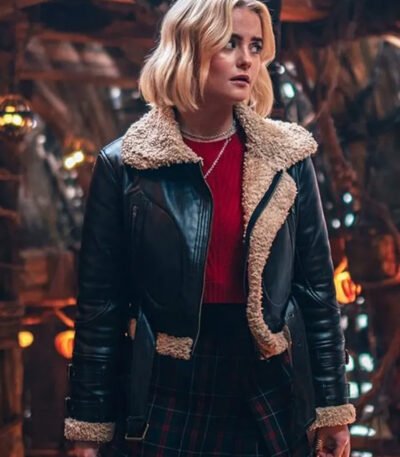Ruby Sunday Doctor Who S14 Black Shearling Jacket
