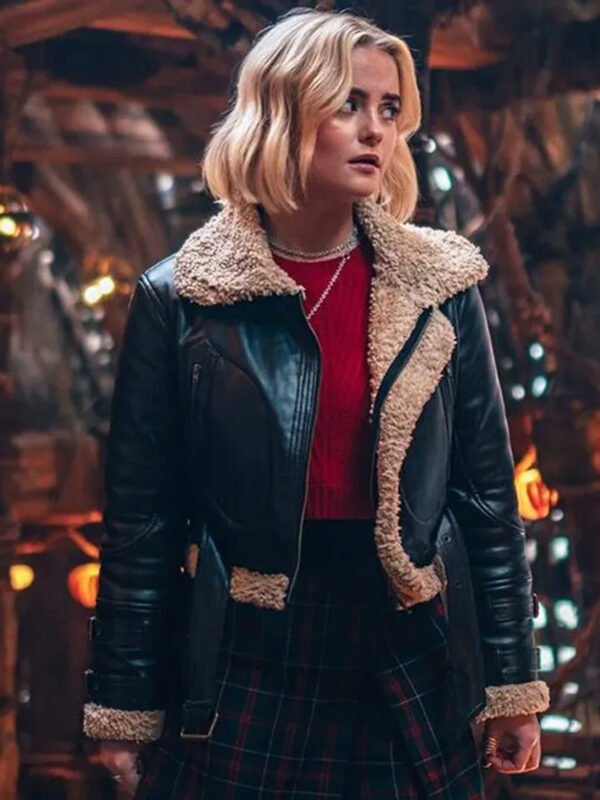 Ruby Sunday Doctor Who S14 Black Shearling Jacket