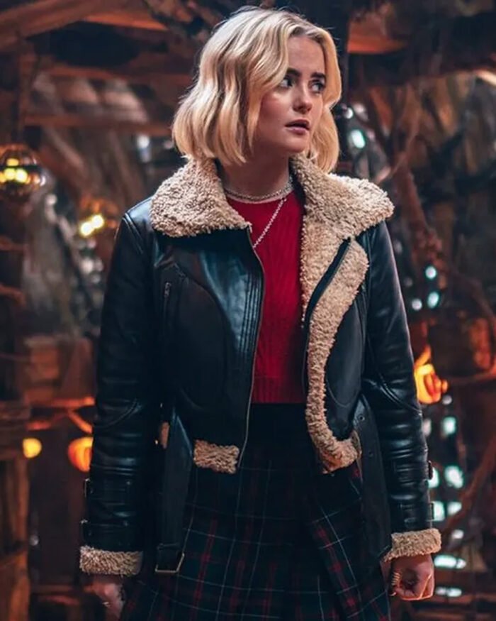 Ruby Sunday Doctor Who S14 Black Shearling Jacket